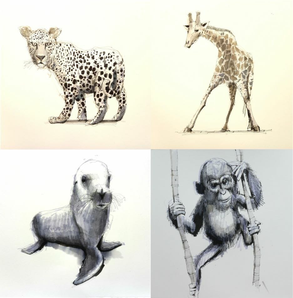 DRAWING PENCIL - Awesome hybrid animal sketches by Whatif... | Facebook